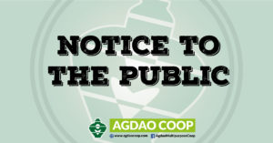 Official Notice to the Public