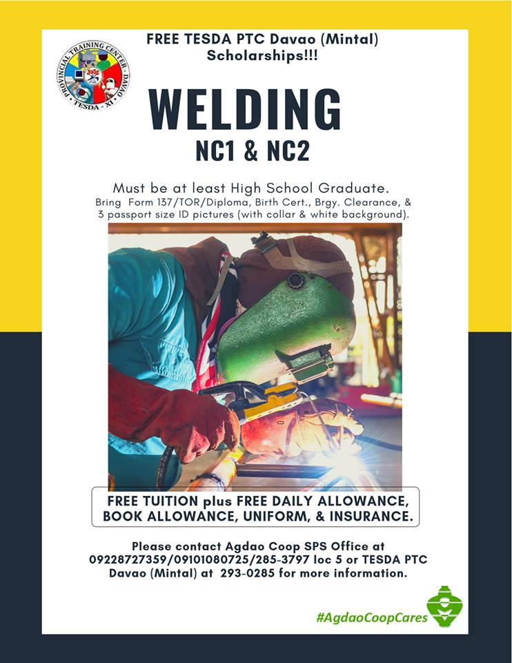 free welding training poster