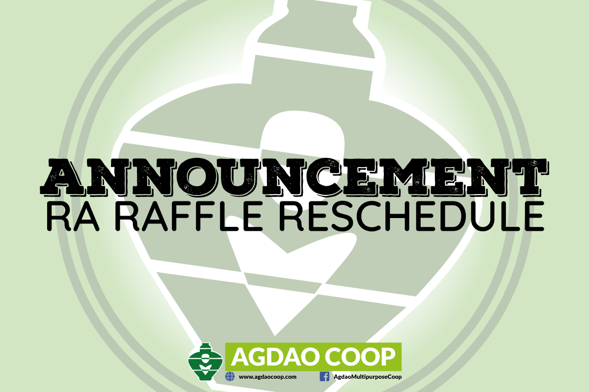 Announcement – Rescheduling of RA Raffle Draw